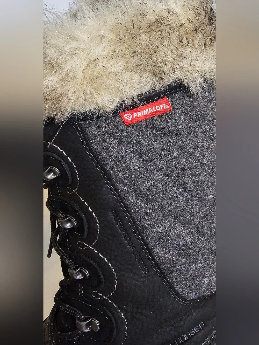 Helly Hansen Garibaldi VL Women Winter Boots 8.5 Black Faux Fur Waterproof
